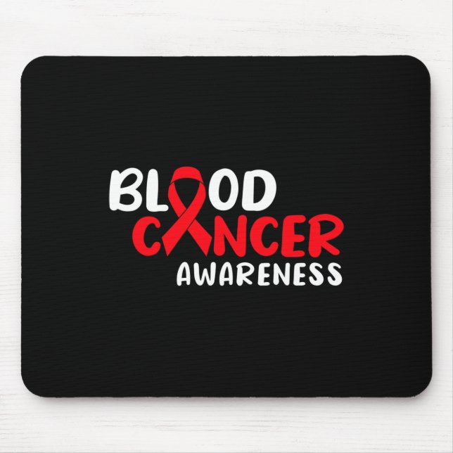 Blutkrebsbewusstsein  mousepad (Vorne)