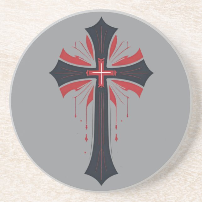 Blutkreuz Getränkeuntersetzer (Vorne)