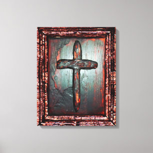 Blutkreuz Leinwanddruck