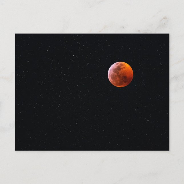 Blutmond-Eclipse | Big Island Hawaii Postkarte (Vorderseite)