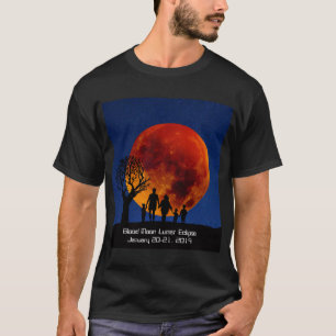 Blutmond-Mondflugbahn 2019 T-Shirt