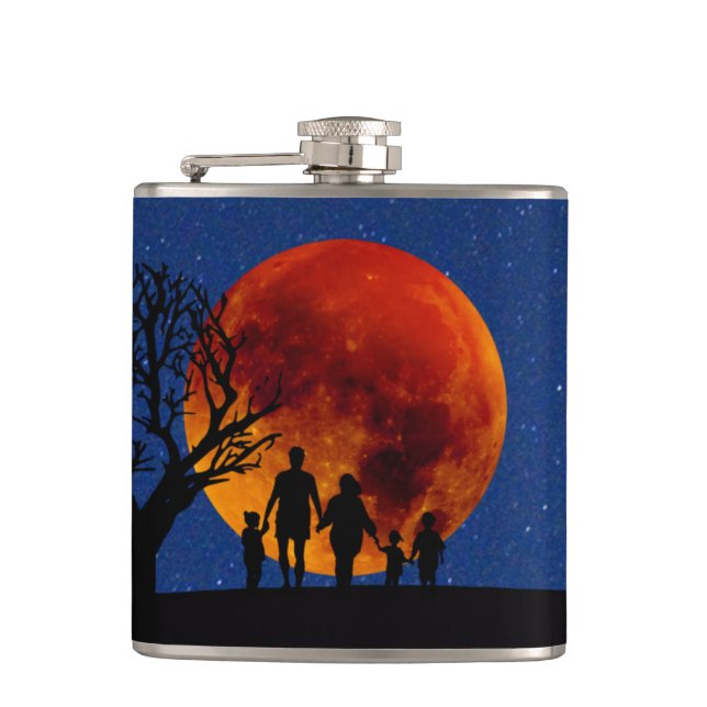 Blutmond-Mondseelenfamilie Flachmann (Vorderseite)