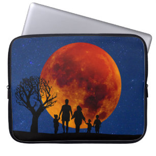 Blutmond-Mondseelenfamilie Laptopschutzhülle