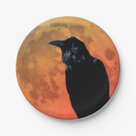 Blutmond-Raven-Plate Pappteller