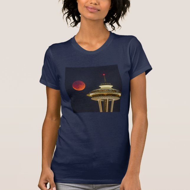 Blutmond | Seattle Space Needle T-Shirt (Vorderseite)