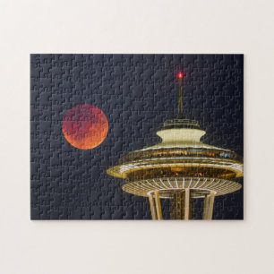 Blutmond   Space Needle Seattle Puzzle