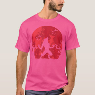 Blutmond Werwolf Vollmond Halloween Werwolf T-Shirt