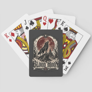 BLUTMOND WOLF — Gothic Horror Spielkarten