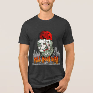 Blutmondrinde - Zombie Hund Halloween-Shirt Tri-Blend Shirt