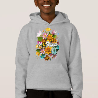 Blutpflege - Blumentribut an Krankenschwestern Hoodie