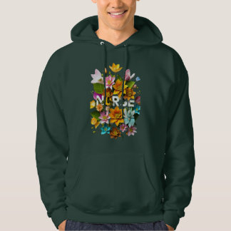 Blutpflege - Blumentribut an Krankenschwestern Hoodie