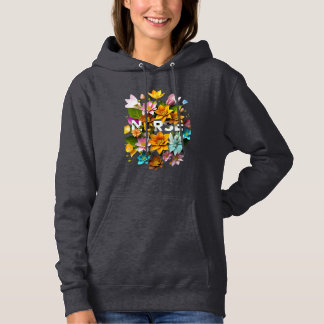Blutpflege - Blumentribut an Krankenschwestern Hoodie