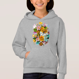 Blutpflege - Blumentribut an Krankenschwestern Hoodie