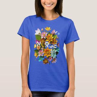 Blutpflege - Blumentribut an Krankenschwestern T-Shirt