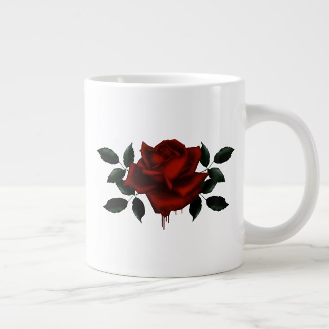 Blutrose Jumbo-Tasse (Rechts)