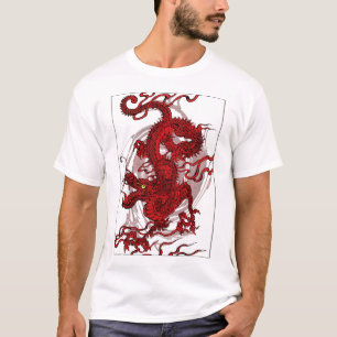 Blutroter Drache T-Shirt