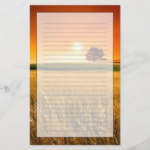 Blutroter Sonnenuntergang Briefpapier