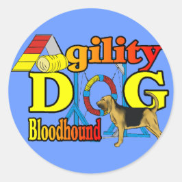 Blutschwund-Agility-Geschenke Runder Aufkleber