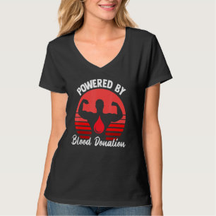 Blutspende durch Phlebotomisten des Blutspenders T-Shirt