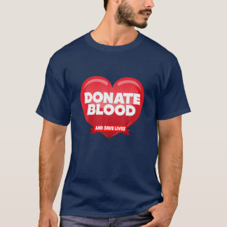 Blutspende und Rett des Weltblutspendetags T-Shirt