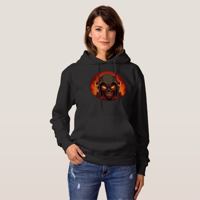 Blutstillender Sensenmann Hoodie (Vorne ganz)