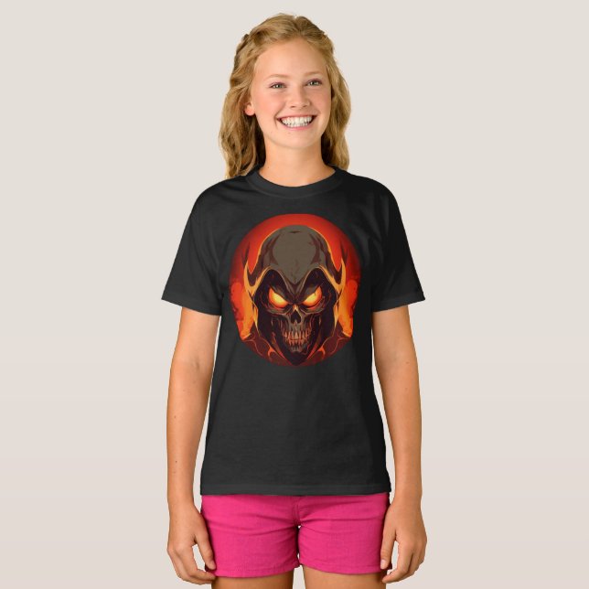 Blutstillender Sensenmann T-Shirt (Vorne ganz)