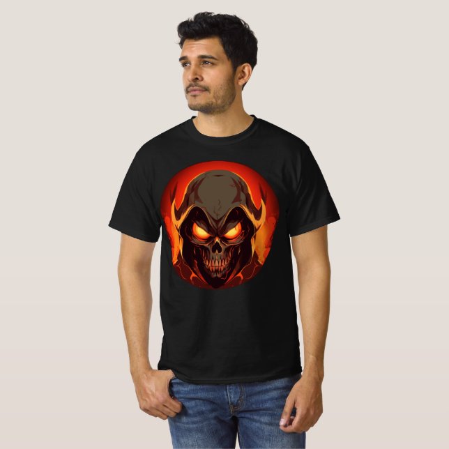 Blutstillender Sensenmann T-Shirt (Vorne ganz)