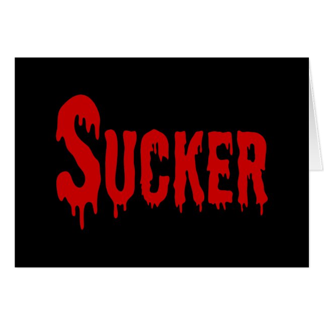 BLUTSUCKERKARTE (Vorderseite (Horizontal))