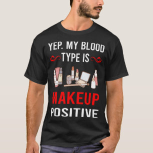 Bluttyp-Make-up T-Shirt