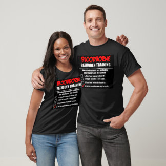 Blutübertragener Krankheitserreger-Schulung-T-Shir T-Shirt