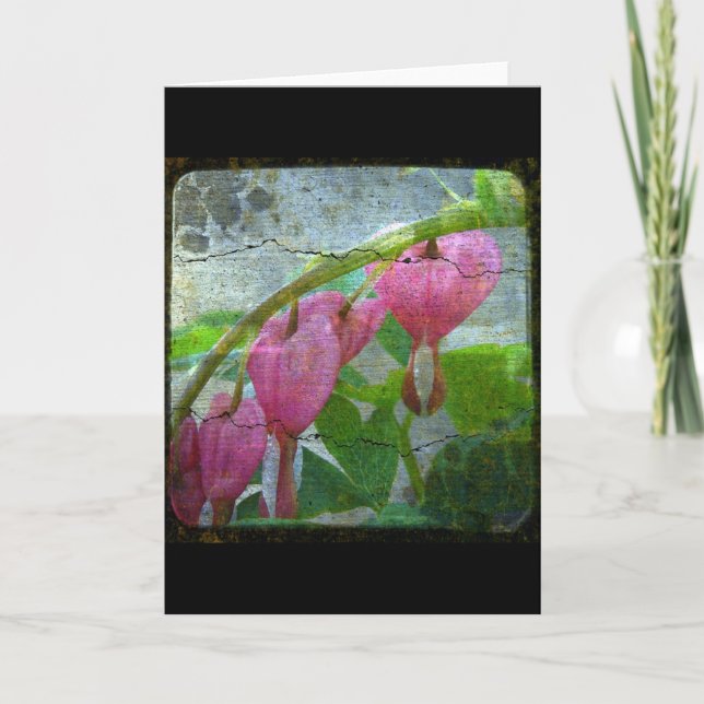 Blutungen Herz Karte (Vorderseite)