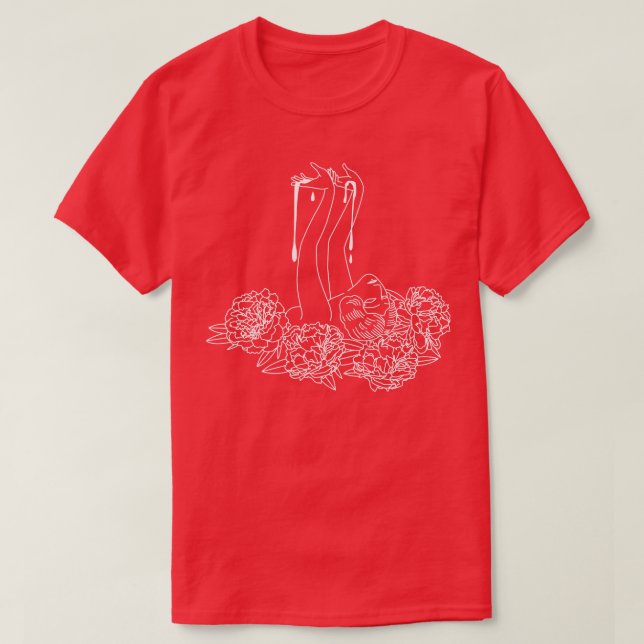 Blutungsspitzen T-Shirt (Design vorne)