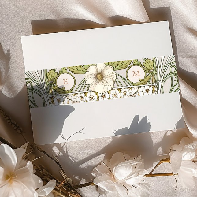 Bly Band Art Nouveau Mucha Monogram Initialen (Von Creator hochgeladen)