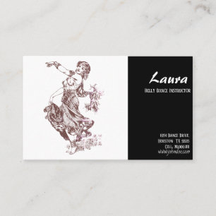 Bly Dance Instructor Business Card Visitenkarte