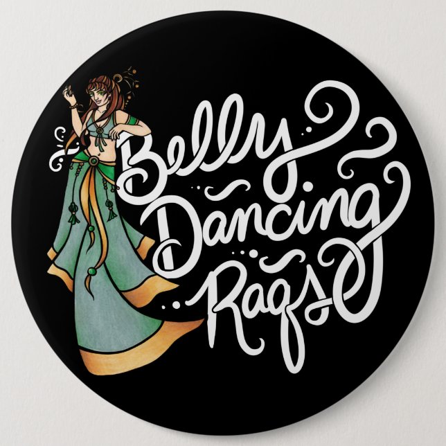 Bly Dance RAQS Fun Bly Tancing Button (Vorderseite)