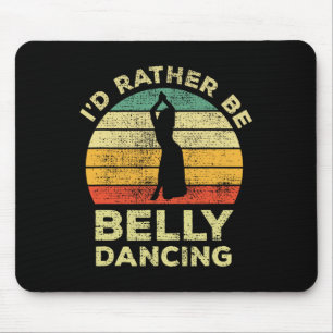Bly Dance Vintag Retro-Geschenk-ID statt Bauch Mousepad