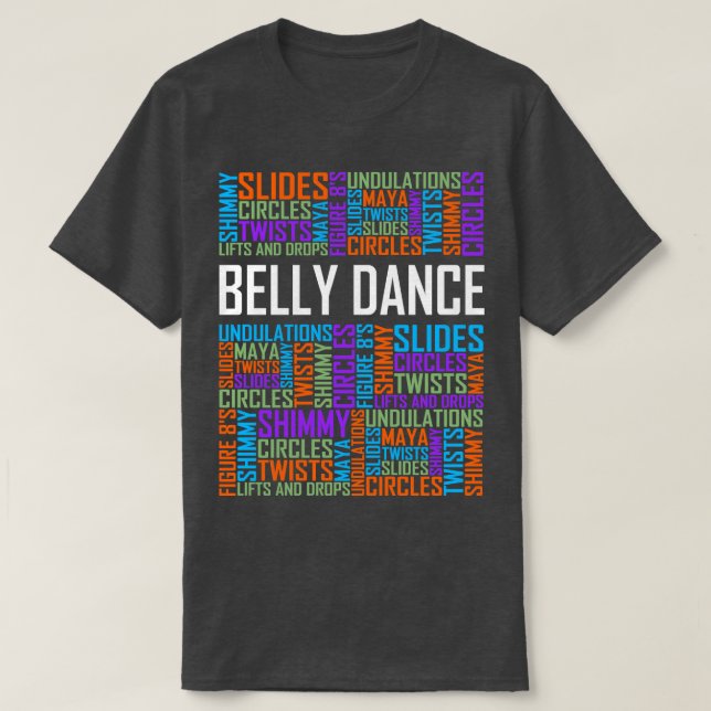 Bly Dance Words T-Shirt (Design vorne)