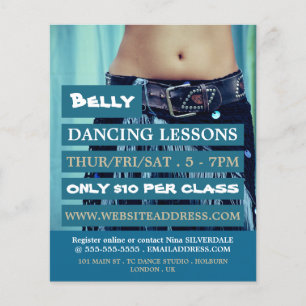 Bly Dancer, Dance Lesson Werbung Flyer