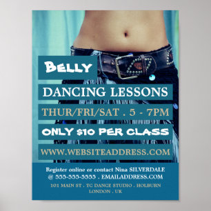 Bly Dancer, Tanzlei Werbung Poster