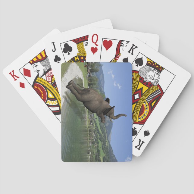 Bly Flop Elephant Spielkarten (Rückseite)