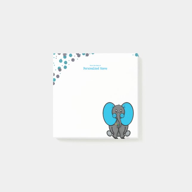 Bly Phant Dots Post-it Klebezettel (Vorderseite)