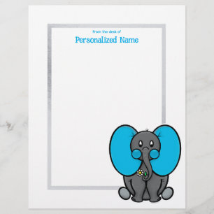 Bly Phant Gray, nicht ausgekleidet Briefbogen