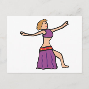 Bly Tancing Postkarte