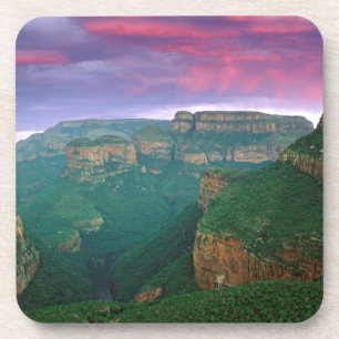 Blyde River Canyon bei Sonnenuntergang, Südafrika Getränkeuntersetzer
