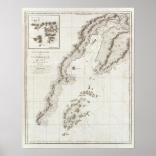 Blying Sound an die Alaska-Halbinsel Poster