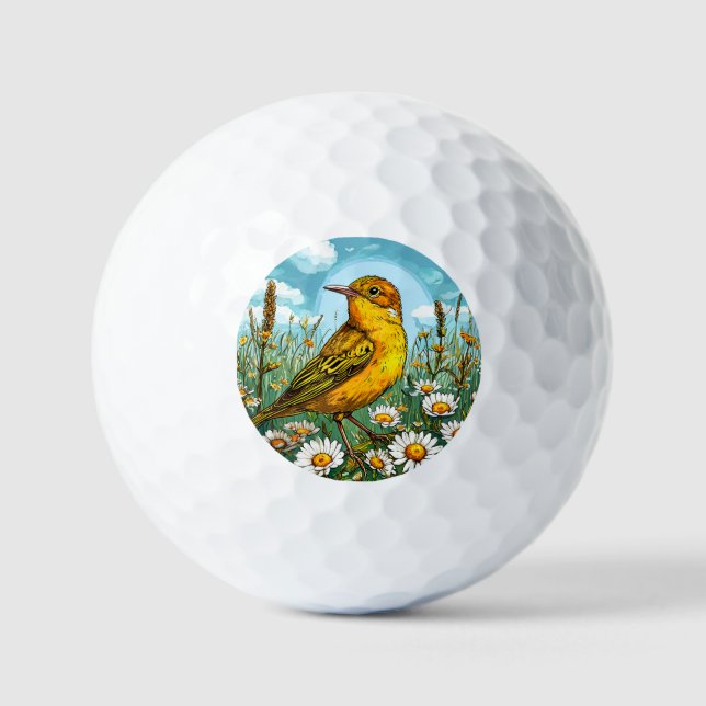 Blyth-Rosenvogel Golfball (Vorderseite)