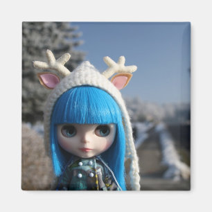 Blythe blue magnet