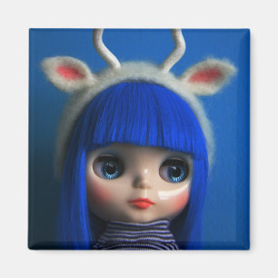 Blythe blue magnet