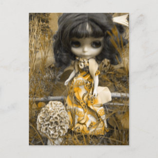 Blythe und das Pilz Postkarte