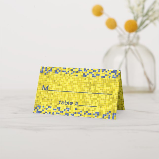 BM Bar an Bat Mitzvah Spiel auf Platzkarten (Vorderseite)